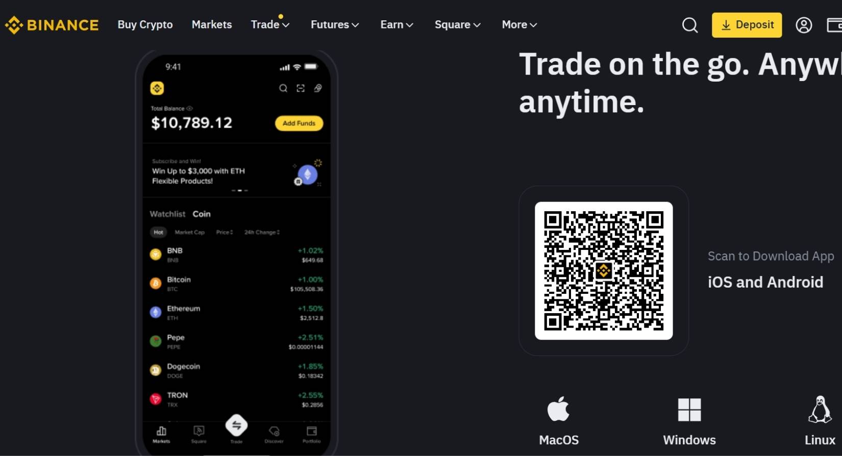 "binance promo code"